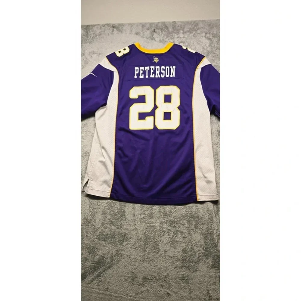 Nike On Field Adrian‎ Peterson Jersey Unisex X-large Purple Minnesota Vikings